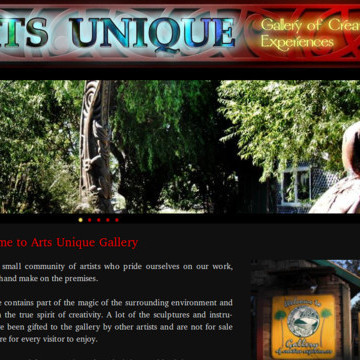 Arts Unique home page